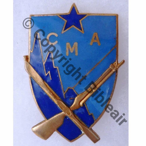 CMA Centre formation SES CHASSEURS ALPINS  A. AUGIS ST BARTH LYON 3 LIgn en creux Bol allonge Dos lisse irreg Src.leberetvert 400Eur12.25 